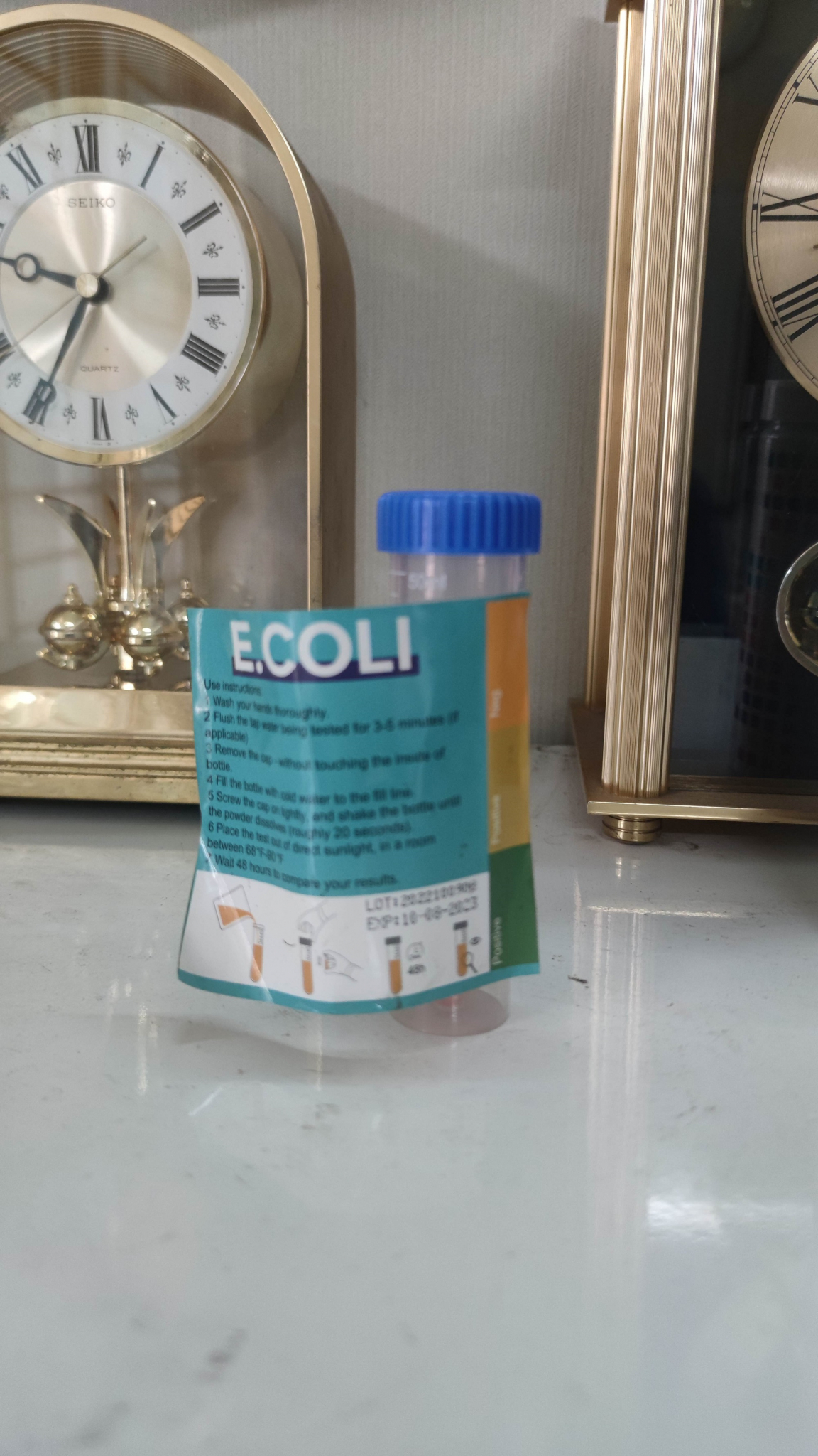 KIT TEST KHUẨN ECOLI TRONG NƯỚC